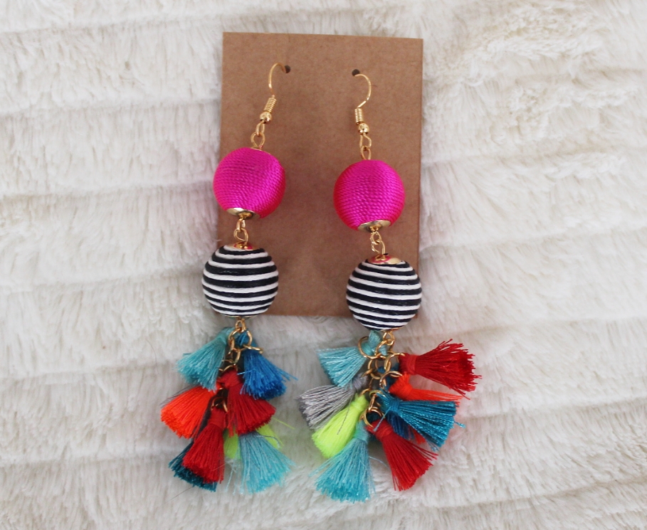 Recent Favorites featured by top Orlando life and style blog, Fabulously Overdressed: image of South Texas Glam statement earrings