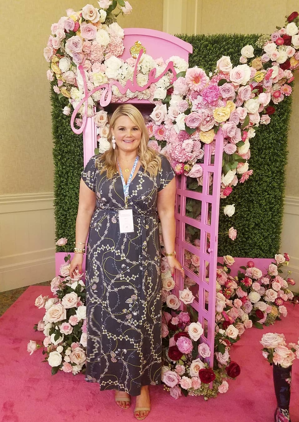 Joules USA photo booth tbscon 2019 fabulously Overdressed