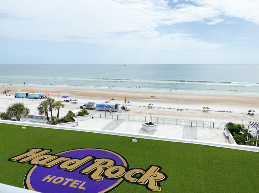 Hard Rock Hotel Daytona Beach View from the room Fabulously Overdressed