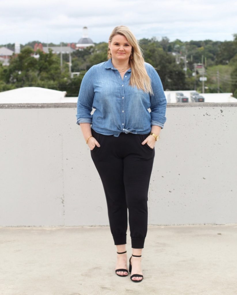 Top Orlando blogger Emily of Fabulously Overdressed share three ways to style your joggers.