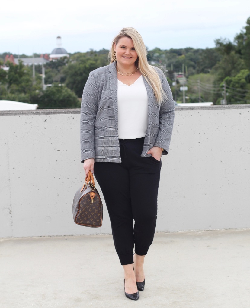 Fabulously Overdressed blog shares three ways to style your joggers!