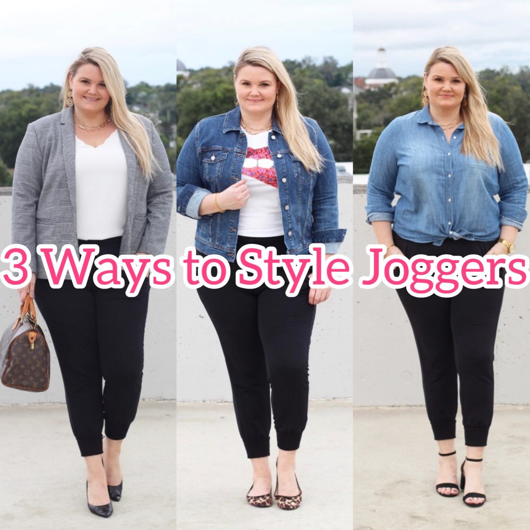 6 ways to style joggers for women