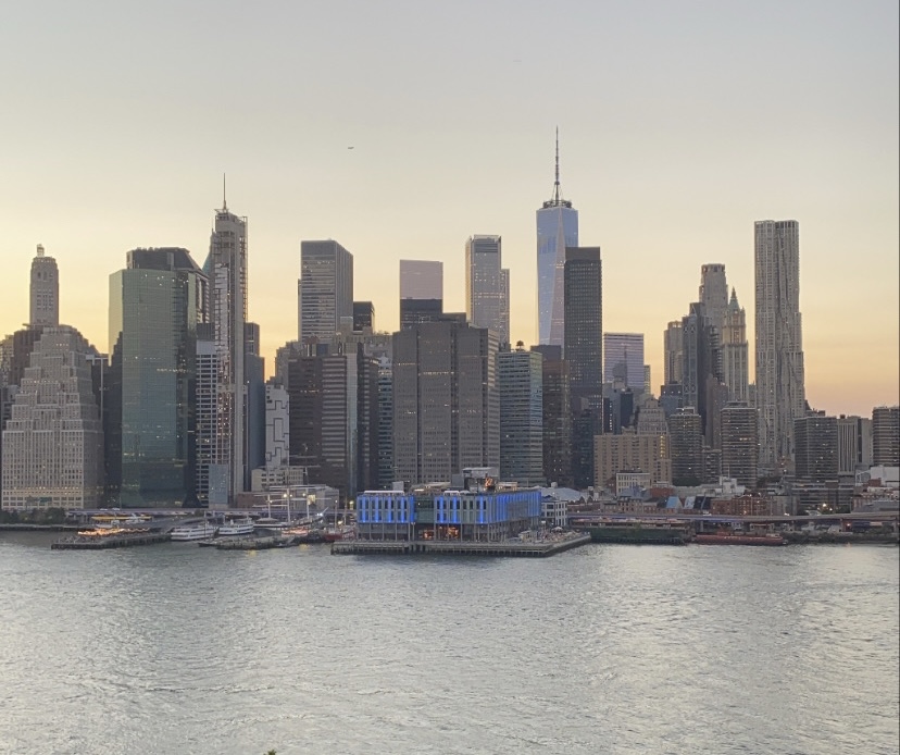 Manhattan Skyline from Harriett’s Rooftop in Brooklyn