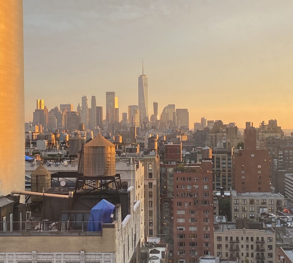 View of downtown Manhattan from Chelsea