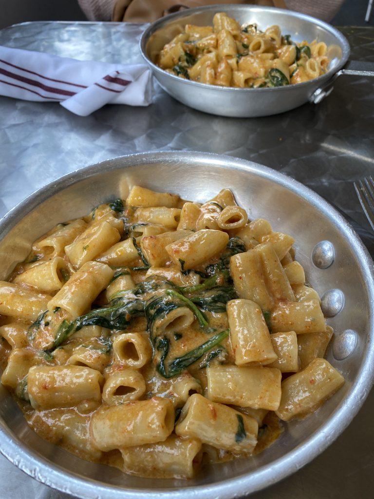 Penne Gorgonzola at Carmelina’s in Boston