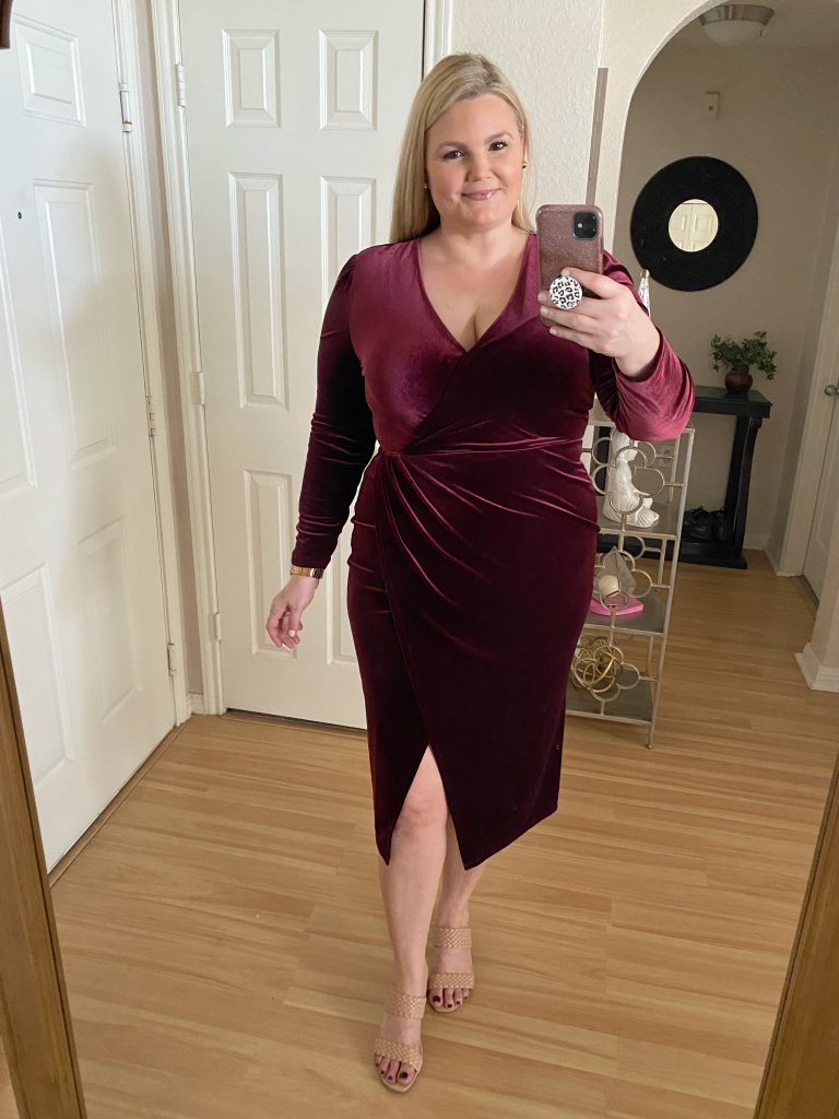 Holiday Party Dress: Velvet Dress