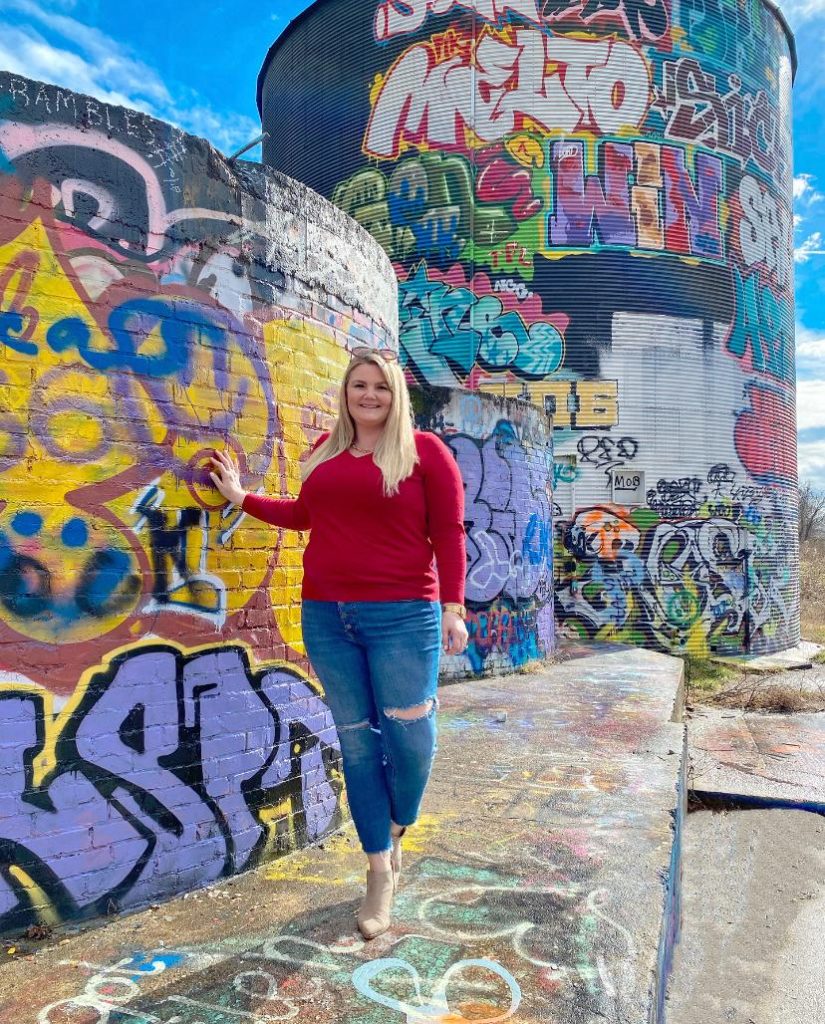 Asheville Silos Graffiti Fabulously Overdressed